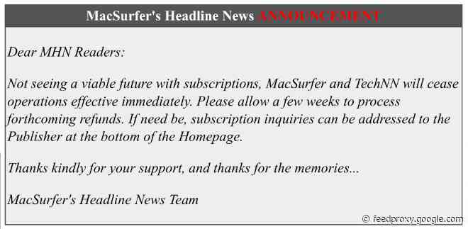 The end of an era: MacSurfer shuts down
