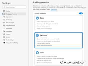 Microsoft Edge privacy settings to change right away     - CNET