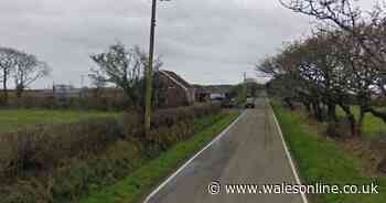 Motorcyclist taken to hospital following crash with tractor that closed Llanelli road
