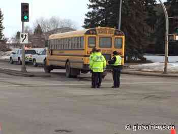 Boy, 12, taken to hospital after being struck by school bus