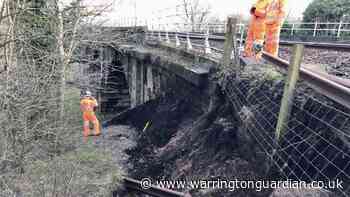 Trains cancelled after landslide near to Acton Bridge - Warrington Guardian