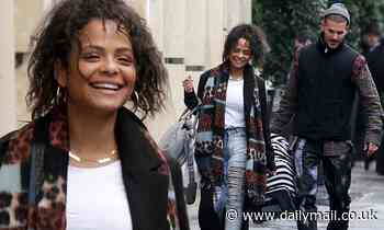 Christina Milian and Matt Pokora look blissful in Paris, as they return to the city they first met