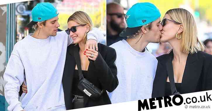 Justin Bieber and Hailey Baldwin are love’s young dream as they pack on the PDA while going for a stroll