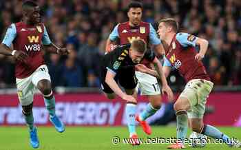 Kevin De Bruyne a doubt for Manchester derby