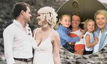 Grant Denyer celebrates his 10th wedding anniversary by renewing vows with wife Cheryl