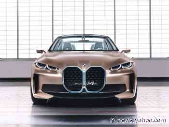 BMW just revealed the near-production version of its stunning new rose-gold electric sedan that will rival Tesla