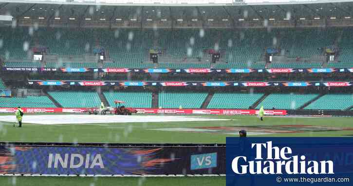 Rain scuppers England's chances as India advance to World T20 final