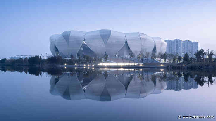 NBBJ models Hangzhou Olympic Sports Center stadium on lotus flowers