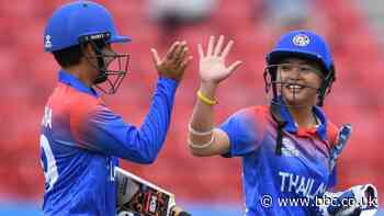 Women's T20 World Cup: Thailand's bid for first win denied by rain