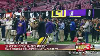Orgeron announces coaching moves as LSU prepares for Spring practice - KTBS
