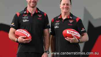 Bombers coaching handover intriguing watch - The Canberra Times