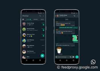 WhatsApp gets Dark Mode on the iPhone and Android