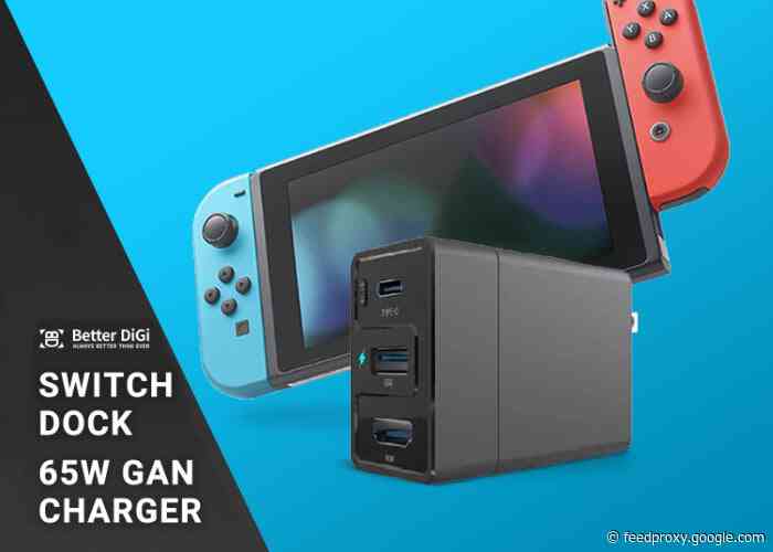 Dongii Nintendo Switch pocket dock and 65W GaN charger