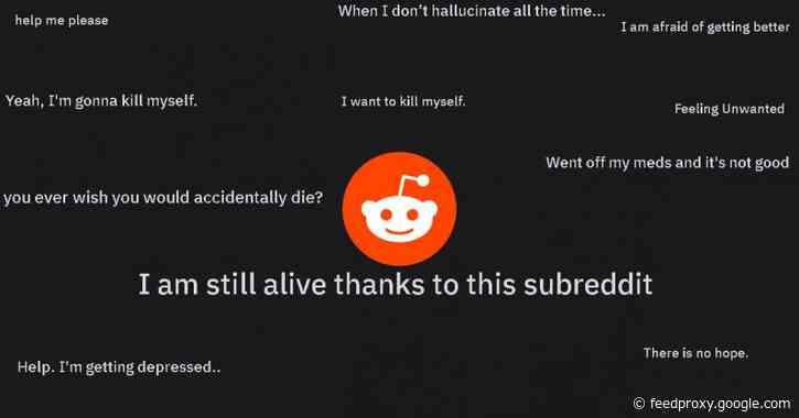 Reddit partners with an SMS hotline to help users expressing suicidal thoughts