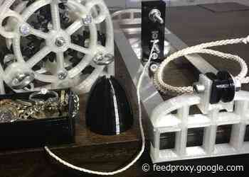 3D printed rope making machine