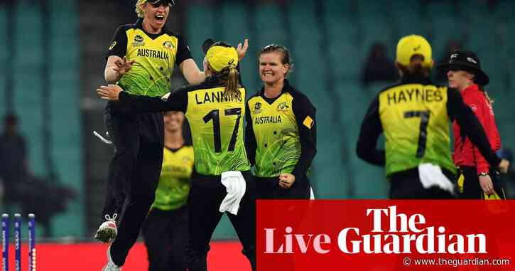 Australia beat South Africa by five runs: Women's World T20 semi-final – as it happened