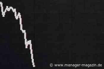 Börse: Dax verliert mehr als 300 Punkte