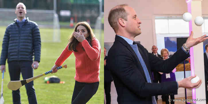 Prince William Juggles, Duchess Kate Middleton Tries Her Hand at Hurling in Ireland!