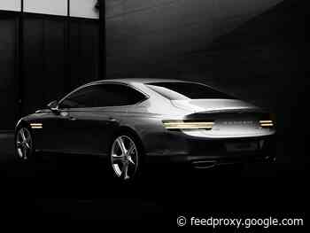 Genesis brings 'two lines' lighting look to next-gen G80 sedan