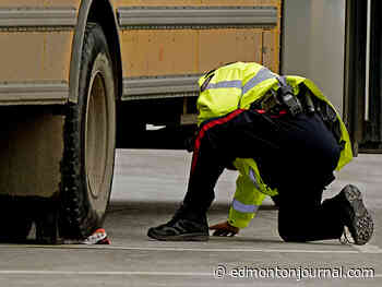 'Traumatizing to see:' Boy, 12, struck by school bus in north Edmonton - Edmonton Journal