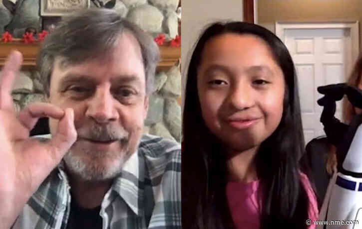 ‘Star Wars’ fan gets bionic R2-D2 arm and shows it off to Mark Hamill