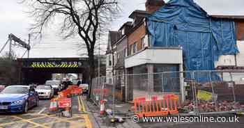 Major road partly closed in Grangetown due to concerns over house demolition