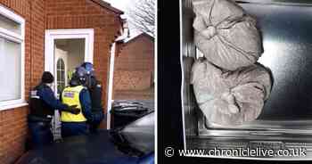 Watch the moment police smash their way into North Shields home and seize heroin stash