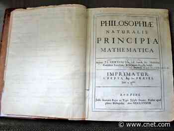 Rare Isaac Newton first edition discovered in library on Corsica     - CNET