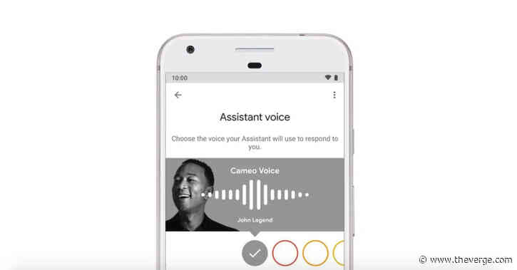 Google will lose its John Legend Google Assistant voice on March 23rd
