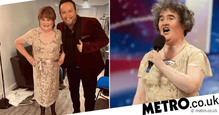 Susan Boyle wears her iconic Britain’s Got Talent audition dress 11 years later for ‘one night only’