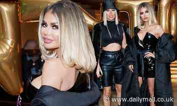 Chloe Sims oozes sex appeal as she joins sister Demi at Sam Bird's single launch party