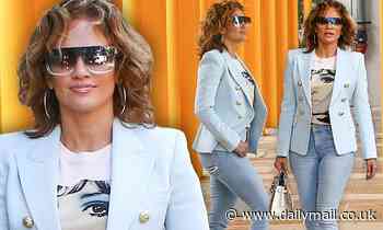Jennifer Lopez rocks a $95 Barbra Streisand Coach T-Shirt after signing on as brand's spokesperson