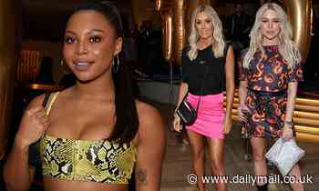 Love Island's Samira Mighty joins Laura Anderson and Gabby Allen for Sam Bird's single launch