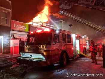Fire destroys building on Montreal Road - Ottawa Citizen