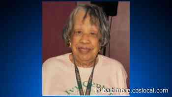 Baltimore Police Searching For Missing 91-Year-Old Woman - CBS Baltimore