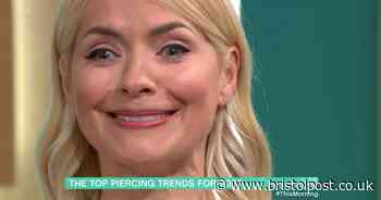 'Do people ever pass out?': Holly Willoughby gets her ears pierced live on This Morning