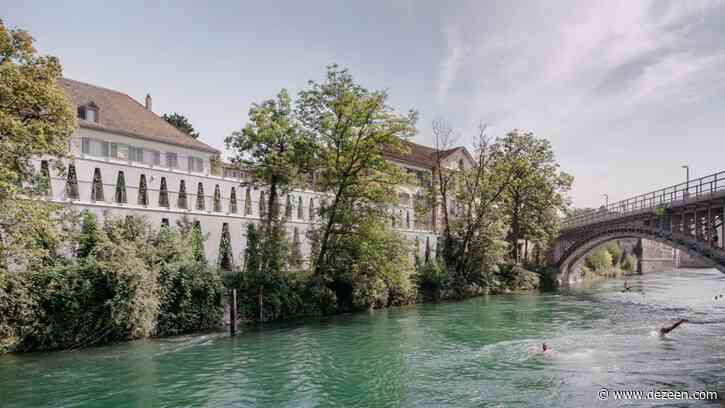 Barozzi Veiga creates trapezoidal riverside arcade for Zürich dance centre