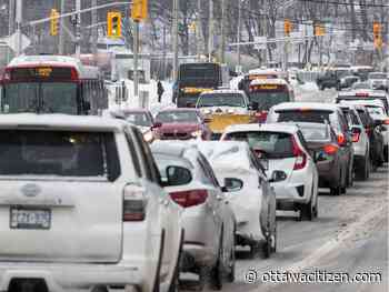 Your commute: Snow complicates traffic, 12 LRT trains on Line 1, Blair stops to be rejigged