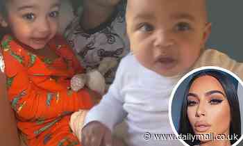 Kim Kardashian's daughter North WAKES UP brother Psalm for fort