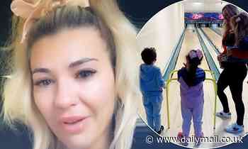 Christine McGuinness in tears after a 'b****y hard' morning caring for her three autistic children
