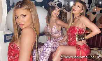 Kylie Jenner shows some leg as she shares snaps with Kendall from inside birthday bash 