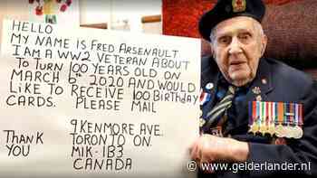 100 verjaardagskaarten? ‘Bevrijder van de Veluwe’ Fred krijgt er maar liefst 90.000!