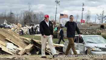 Trump tours tornado-hit Tennessee communities