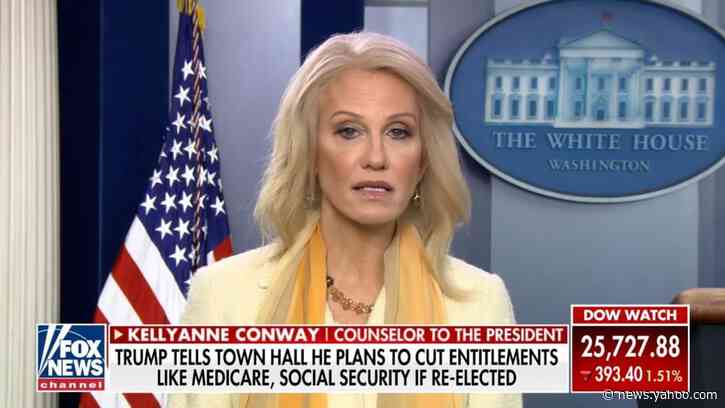 Fox News Catches Kellyanne Conway Lying for Trump About Cutting Entitlements
