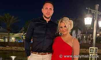 Pregnant Danielle Armstrong cosies up to new fiancé Tom after announcing engagement