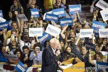 'Sickening': Bernie Sanders campaign condemns protester who unfurled swastika flag at Phoenix rally