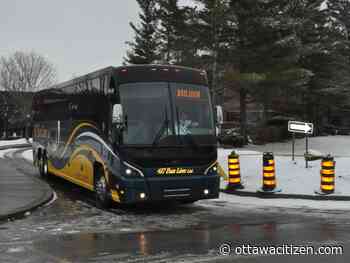 Four buses — one to Ottawa —hit the road carrying Canadians who had been quarantined in Cornwall