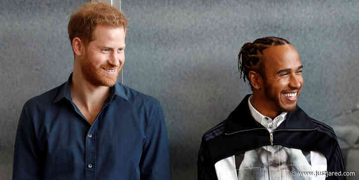 Prince Harry Beats Lewis Hamilton in Pit Stop Test During Silverstone Experience Museum Opening