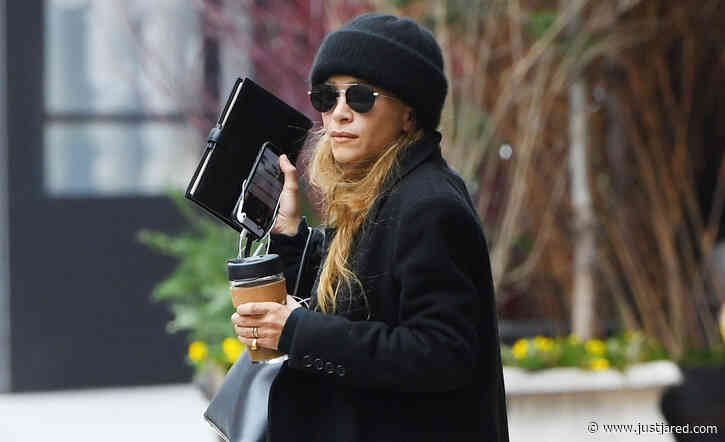 Mary-Kate Olsen Is Bundled Up in Black During Rare Spotting