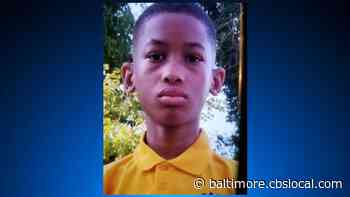 Baltimore Police Searching For Missing 14-Year-Old Boy